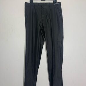 NWT Perry Ellis Folio Charcoal Gray Dress Pants 36X32